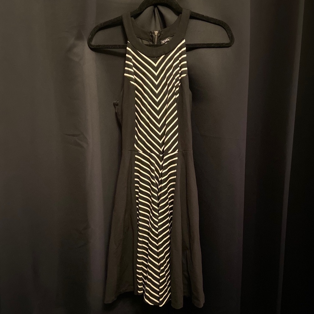 Black and white XOXO dress